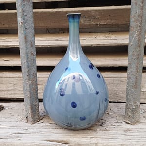 Botella Porcelana Azul Claro