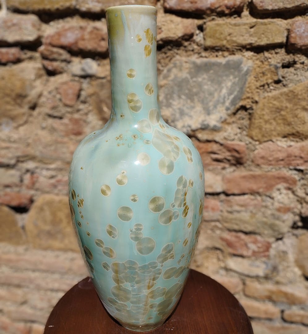 Jarrón Turquesa